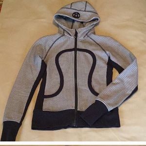 Lulu zip down fleece lined jacket